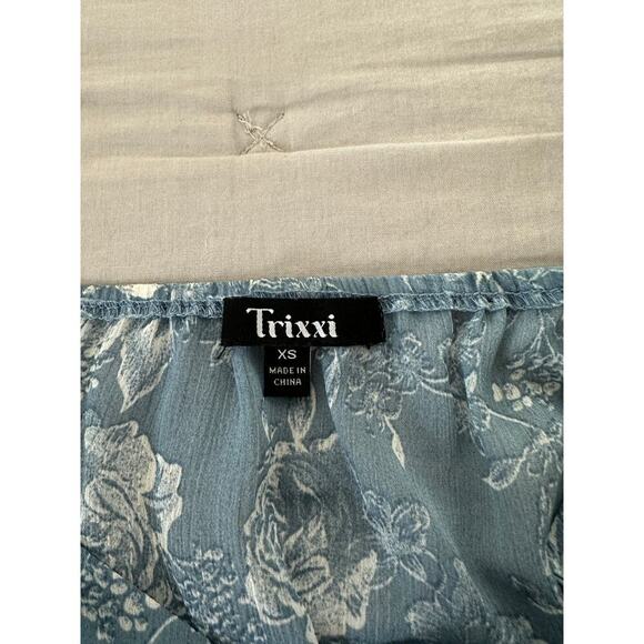 Trixxi Flutter Tiered mini Dress sz XS - Picture 6 of 6